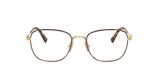 Miu Miu Women's Square Eyeglasses, Mu 50WV - Havana Honey
