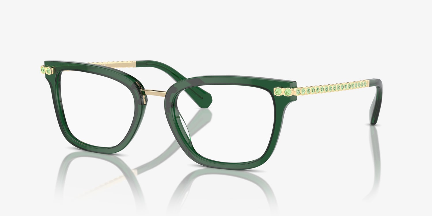 Swarovski eyewear Swarovski SK2010 Glasses 3001 Transparent Rose - eye-oo.com main image 3