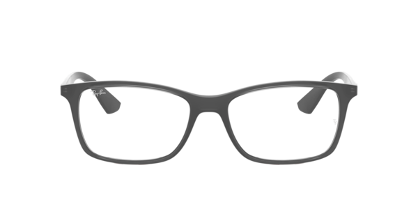 Ray-Ban Rb7047 Optics Eyeglasses Grey Frame Clear Lenses Polarized 54-17