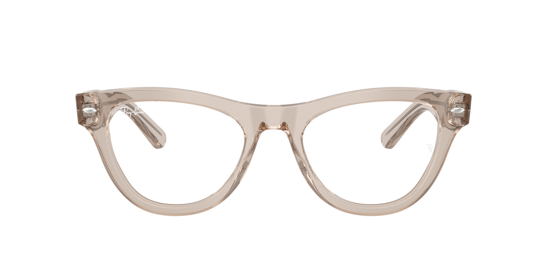 Ray-Ban Woman Transparent Light Brown 210$
