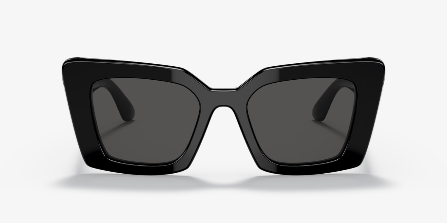 Women’s Burberry sunglasses Tubular Check Square Sunglasses​ in Buff - Women | Burberry  main image 2