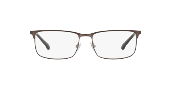 B by Brooks Brothers BB1046 Men's Rectangle Eyeglasses - Gunmetal