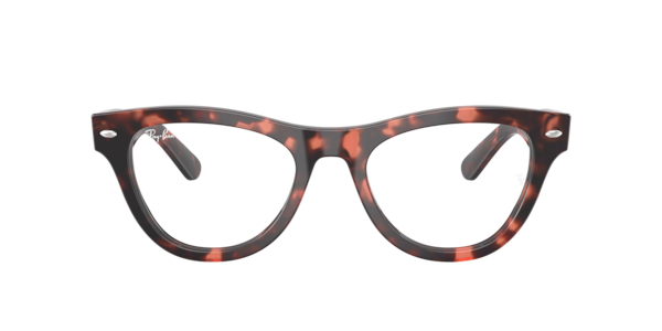 Ray-Ban Skyler Optics Eyeglasses Pink Tortoise Frame Clear Lenses Polarized 52-20