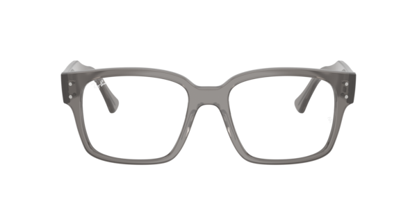 Ray-Ban Laurene Optics Bio-based Eyeglasses Transparent Grey Frame Clear Lenses Polarized 53-18