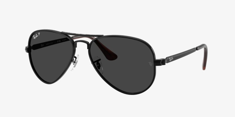 Ray-Ban RB3025 Aviator Total Black Sunglasses | LensCrafters