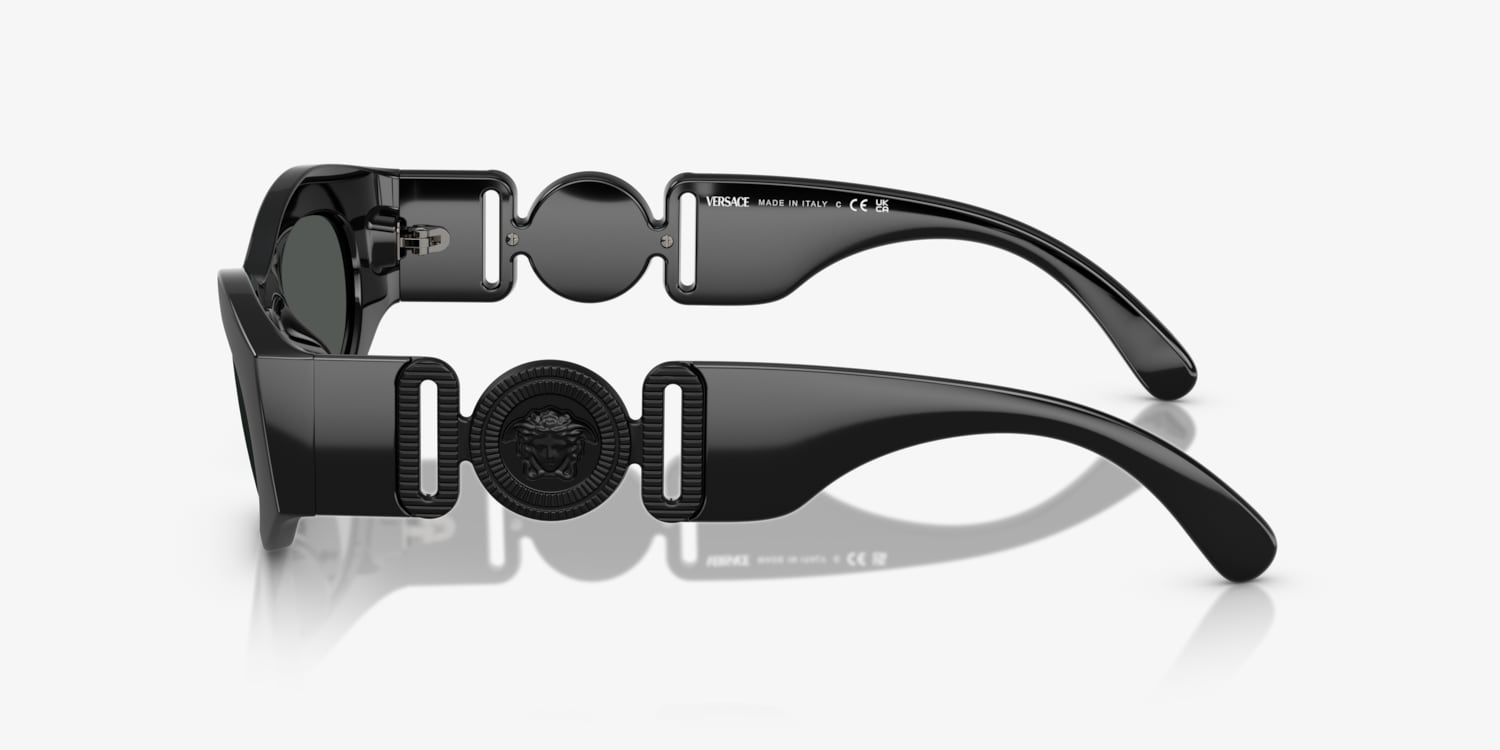 Versace VE4480U Sunglasses Black Plastic Cat-Eye Versace VE4485 Medusa Plastic Cat-Eye Sunglasses - Bergdorf  main image 2