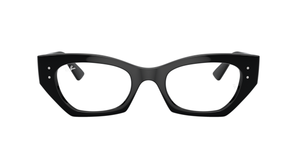 Ray-Ban Zena Optics Bio-based Eyeglasses Black Frame Clear Lenses Polarized 52-22