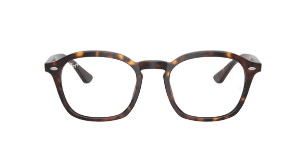 Ray-Ban Rb5451 Optics Eyeglasses Havana Frame Clear Lenses Polarized 52-20