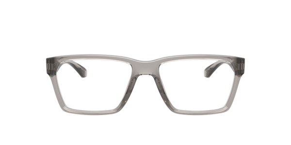 Arnette Men's Rectangle Eyeglasses, AN7257U - Transparent Gray