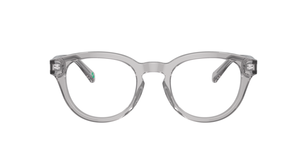 Polo Ralph Lauren Men's Phantos Eyeglasses, PH2262 50 - Shiny Transparent Gray