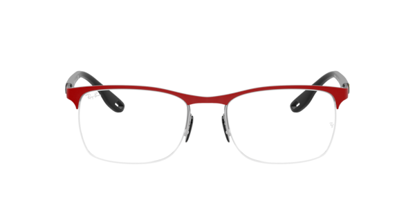 Ray-Ban Rb8416m Scuderia Ferrari Collection Eyeglasses Black Frame Clear Lenses 54-18