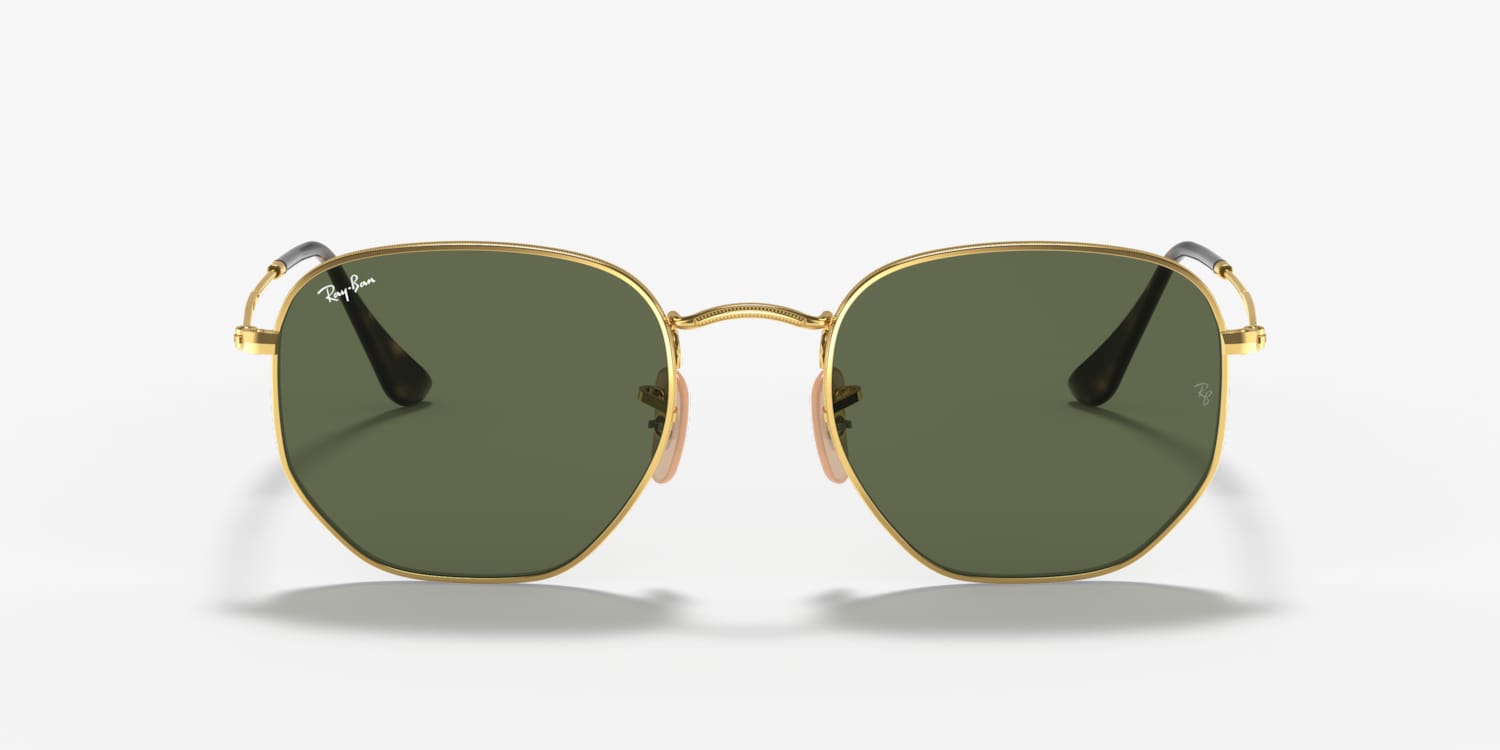 レイバンHEXAGONAL FLAT LENSES サングラス　RB3548N Ray-Ban RB3548N Hexagonal Flat Lenses Sunglasses | LensCrafters