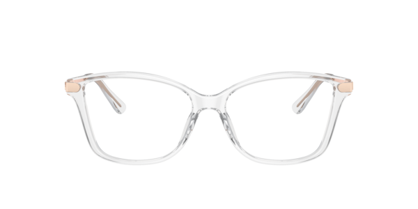 Michael Kors Women's Round Eyeglasses, MK4105BU 54 - Transparent Clear
