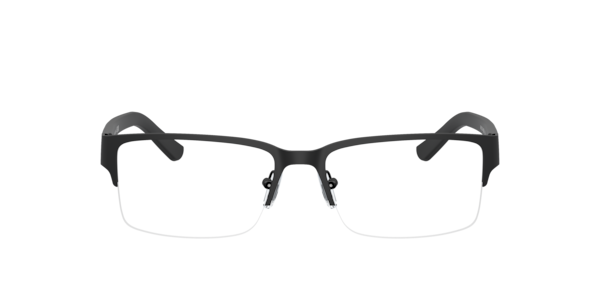 Armani Exchange AX1014 Men's Rectangle Eyeglasses - Black