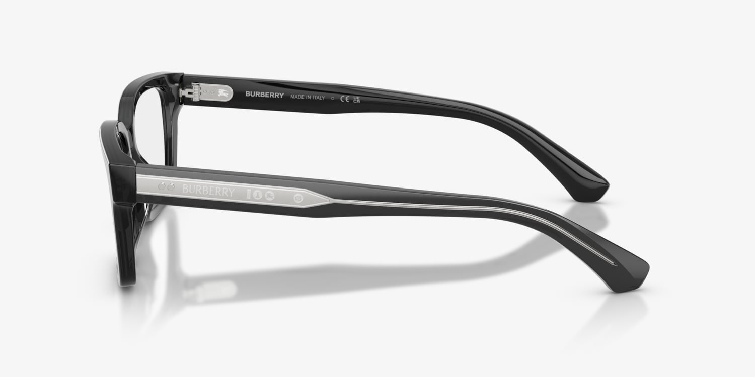 NWT Burberry 0BE2421F Grey Round 53mm Eyeglasses Burberry Gray Eyeglass Frames for sale | eBay main image 3
