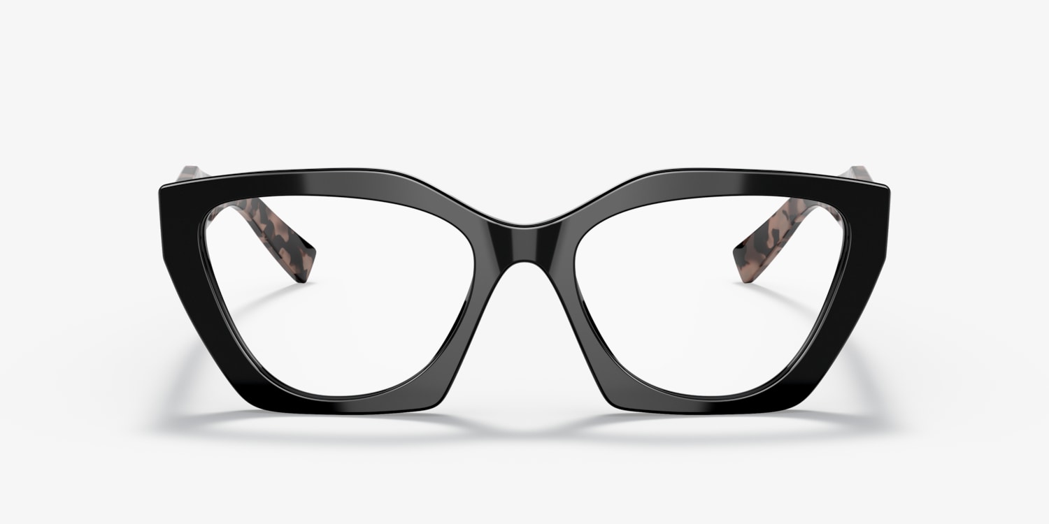 NWT Prada VPR29R Black Cat Eye Eyeglasses Prada VPR A21 Cat Eye Glasses | Fashion Eyewear US main image 2