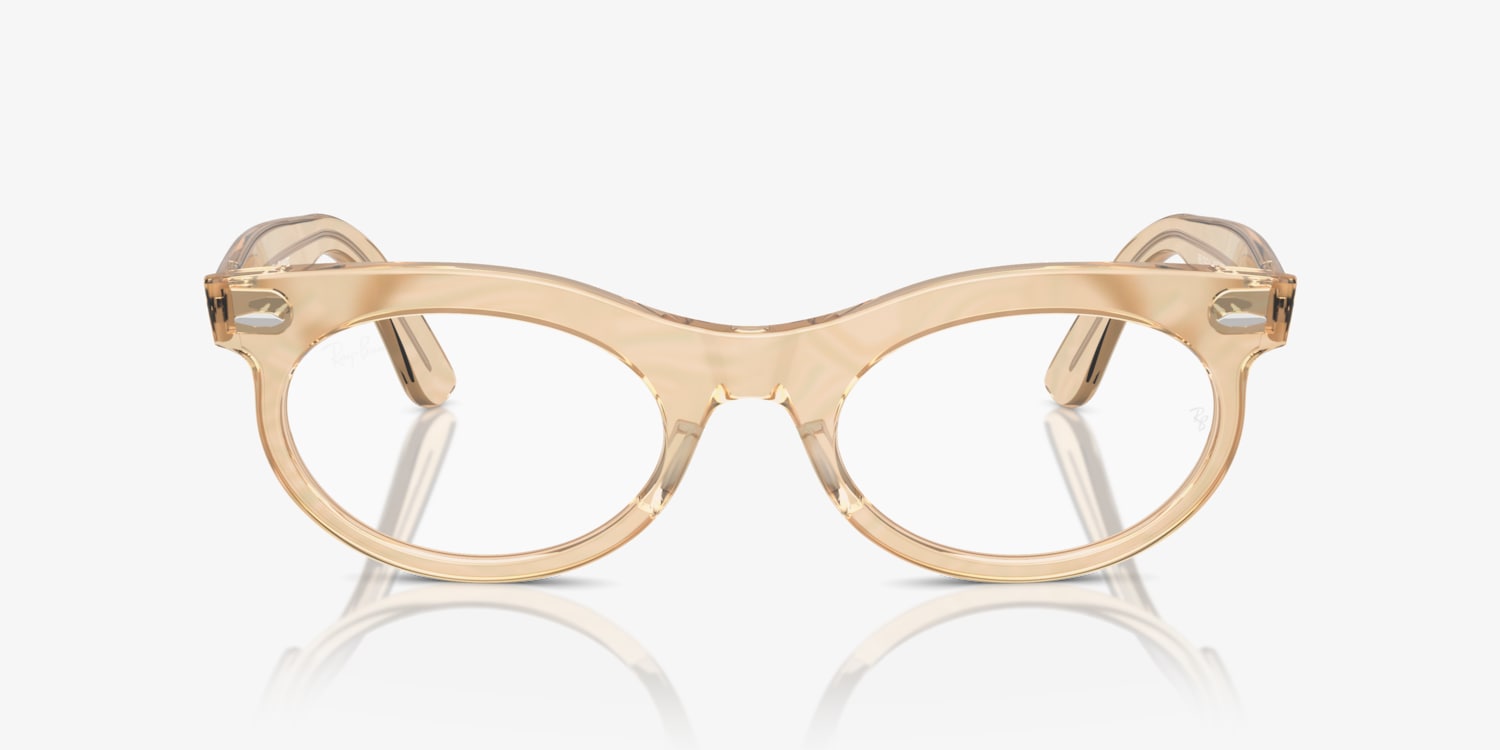 Ray-Ban RB2242V Wayfarer Oval Optics Change Eyeglasses | LensCrafters