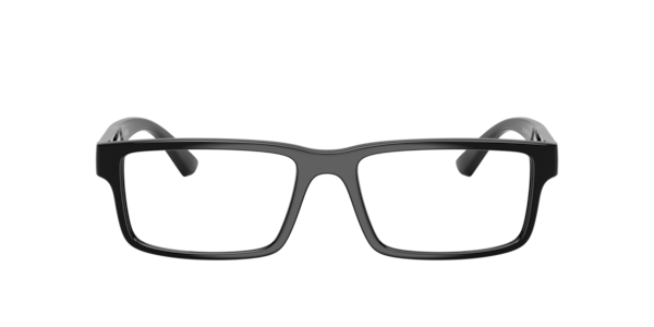 Emporio Armani Men's Rectangle Eyeglasses, EA3278 - Shiny Black