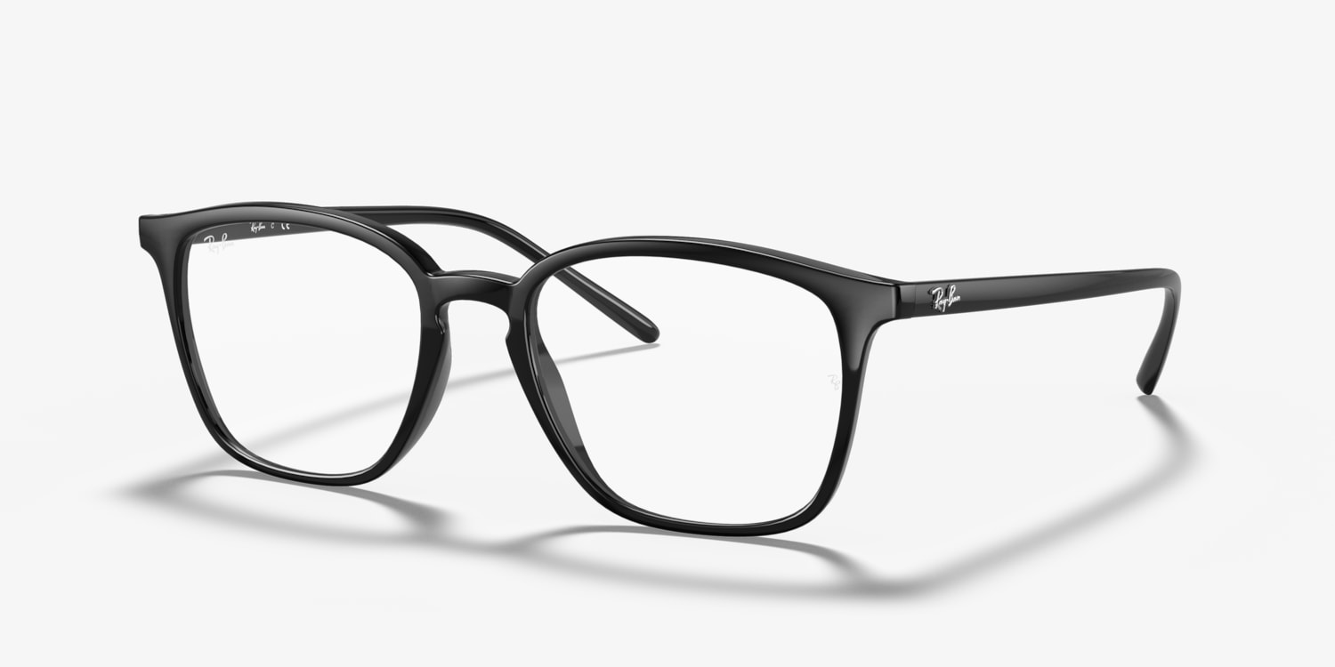 Ray-Ban RB 7185F ブラック PCメガネ Ray-Ban RB7185 Eyeglasses | LensCrafters