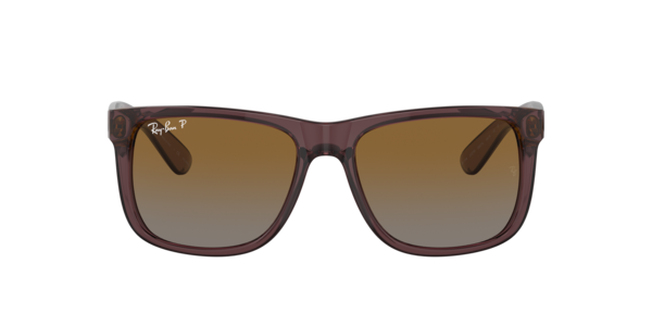 【極美品】RayBan レイバン　JUSTIN ブラウン　ウェリントン　ケース付 Ray-Ban RB4165 Justin Classic Sunglasses | LensCrafters
