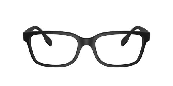 Burberry Men's Square Eyeglasses, BE2379U 57 - Matte Black