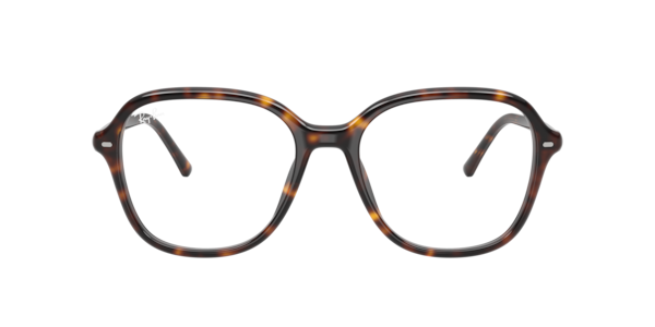 Ray-Ban Rb5456 Optics Eyeglasses Havana Frame Transparent Lenses Polarized 56-18