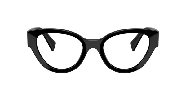 Miu Miu MU01VV 1AB1O1 Women’s Glasses Black Size 52 - Free Lenses - Blue Light Block Available