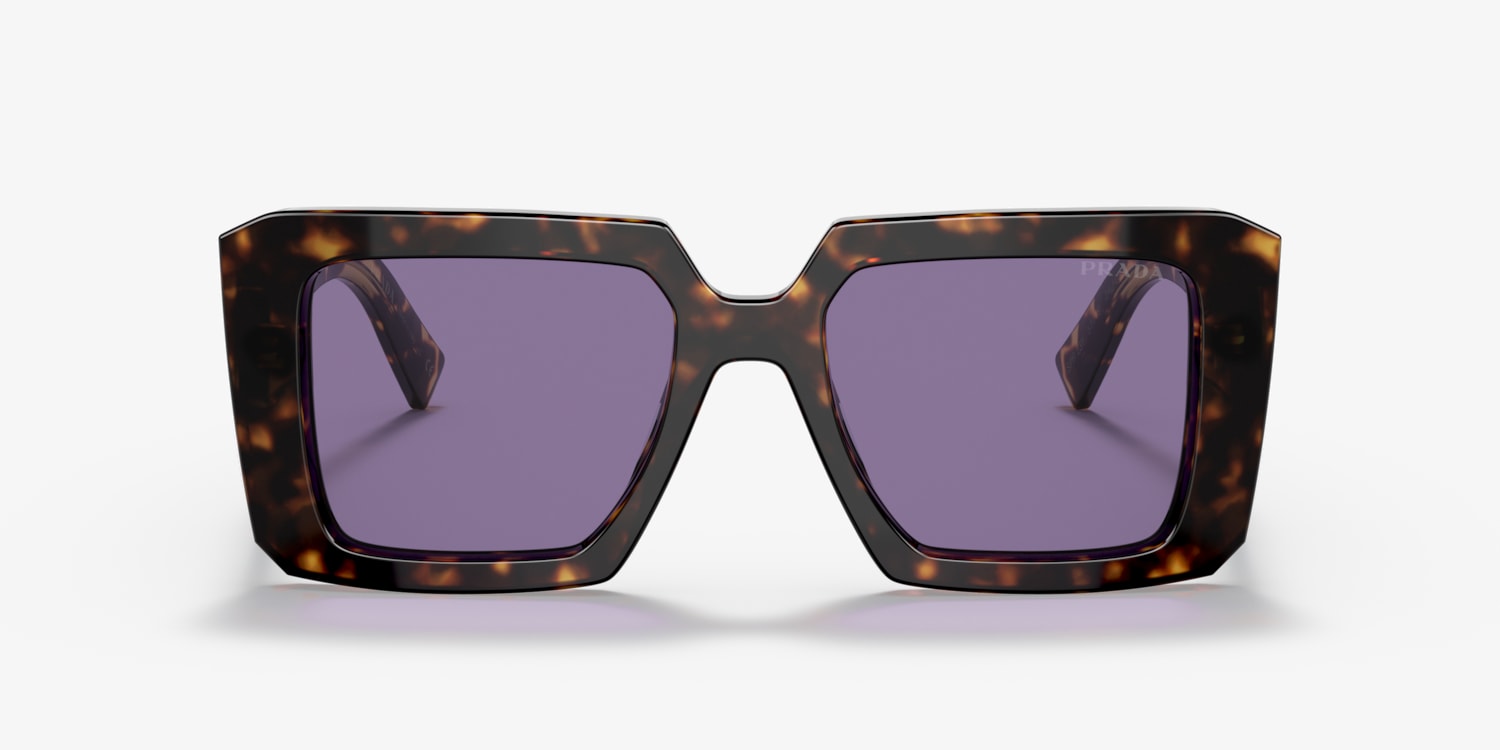 PRADA PR 23YS MARBLED BLACK SQUARE Sunglasses Prada - PR 23YS Sunglasses | Specs Collective main image 2
