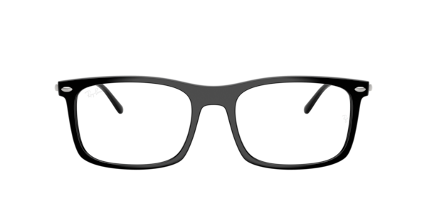 Ray-Ban RX7260 2000 Men's Glasses Black Size 54 - Blue Light Block Available