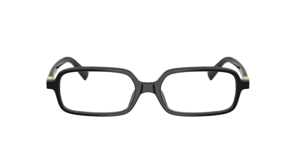 Miu Miu Women's Square Eyeglasses, Mu 01YV - Black