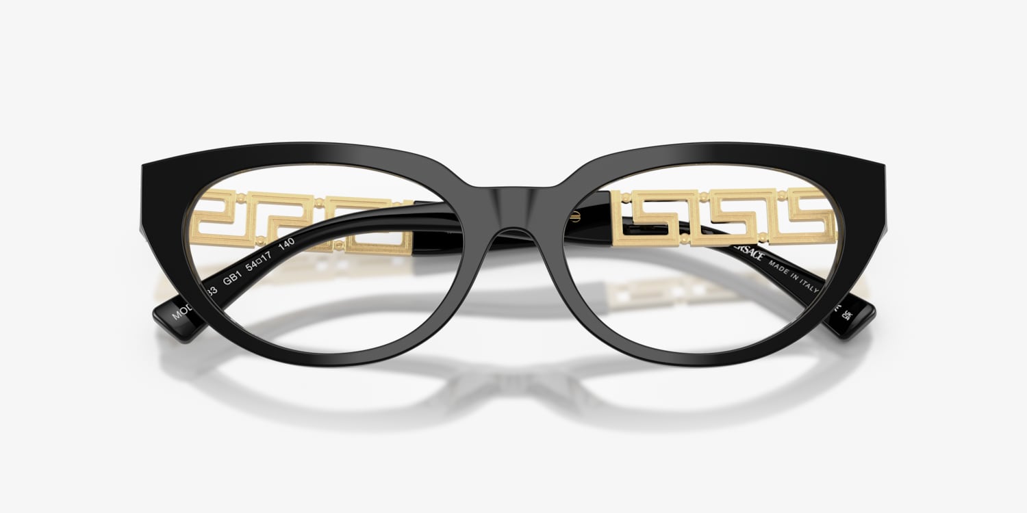 G0308-32★メガネ　999.9 /56◻︎16 133 S-91T Versace VE3383 Eyeglasses | LensCrafters