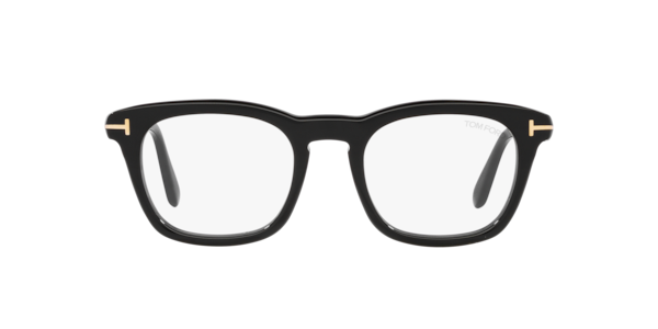 Tom Ford FT5870-B 001 Blue-Light Block Men's Glasses Black Size 50 - Free Lenses - Blue Light Block Available