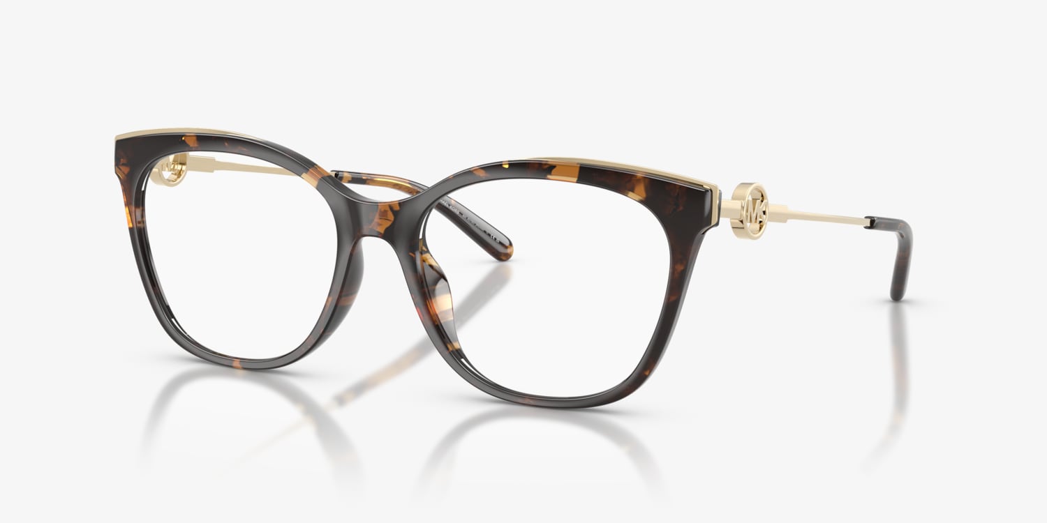 Michael Kors Light Tortoiseshell frame Glasses Michael Kors MK4144U Sarasota tortoise frame main image 3