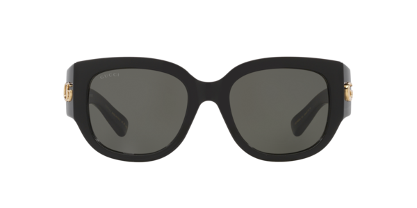Gucci GG1599SA Asian Fit 001 Women’s Sunglasses Black Size 52 - Free RX Lenses - Free RX Lenses