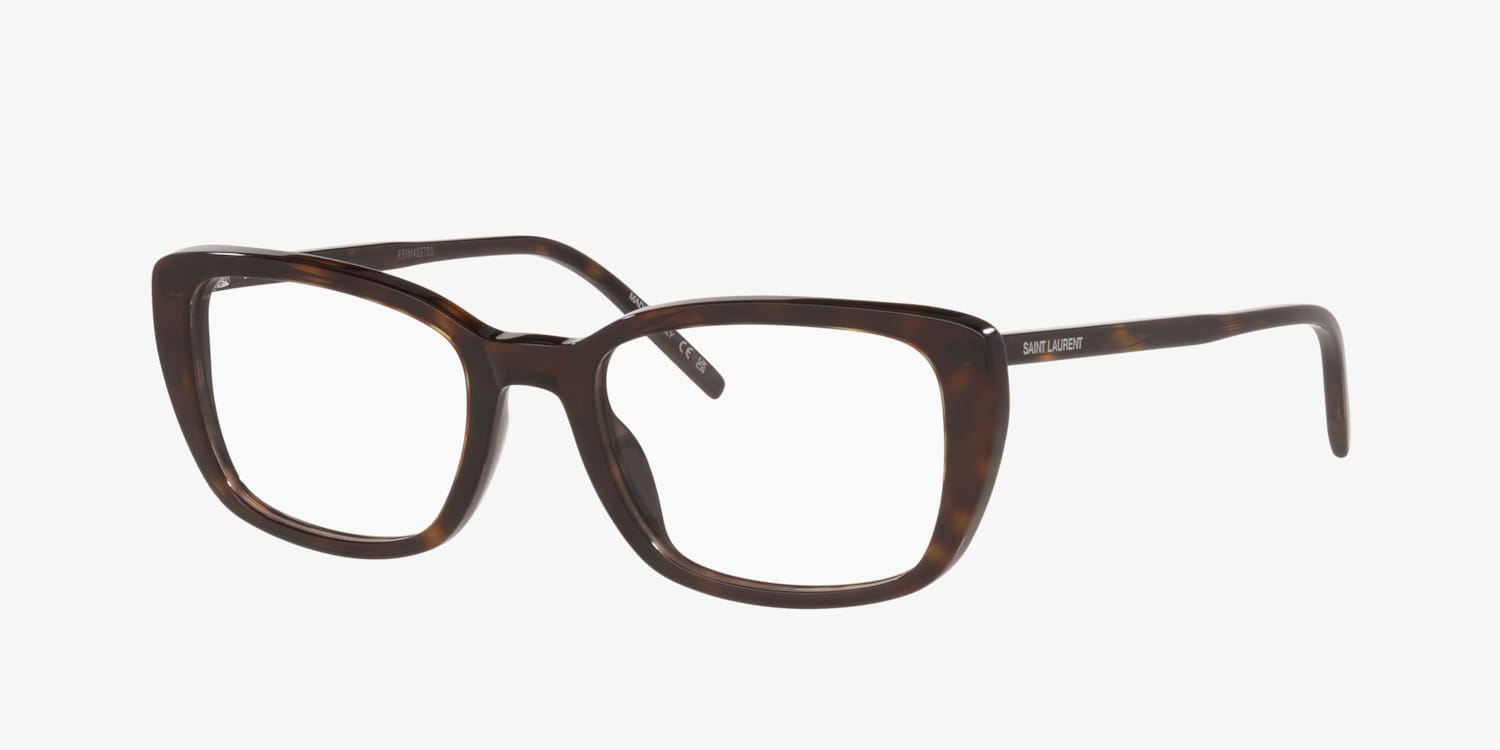 NWT Yves Saint Laurent SL 776 Black 53mm Eyeglasses Saint Laurent SL 776 Eyeglasses | LensCrafters main image 2