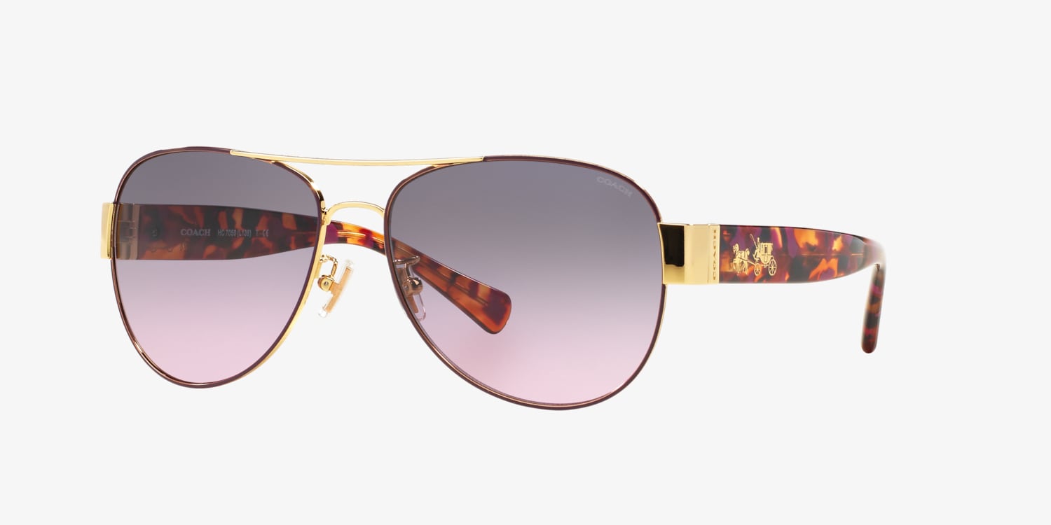 Coach HC7059 L138 Sunglasses | LensCrafters display picture 2