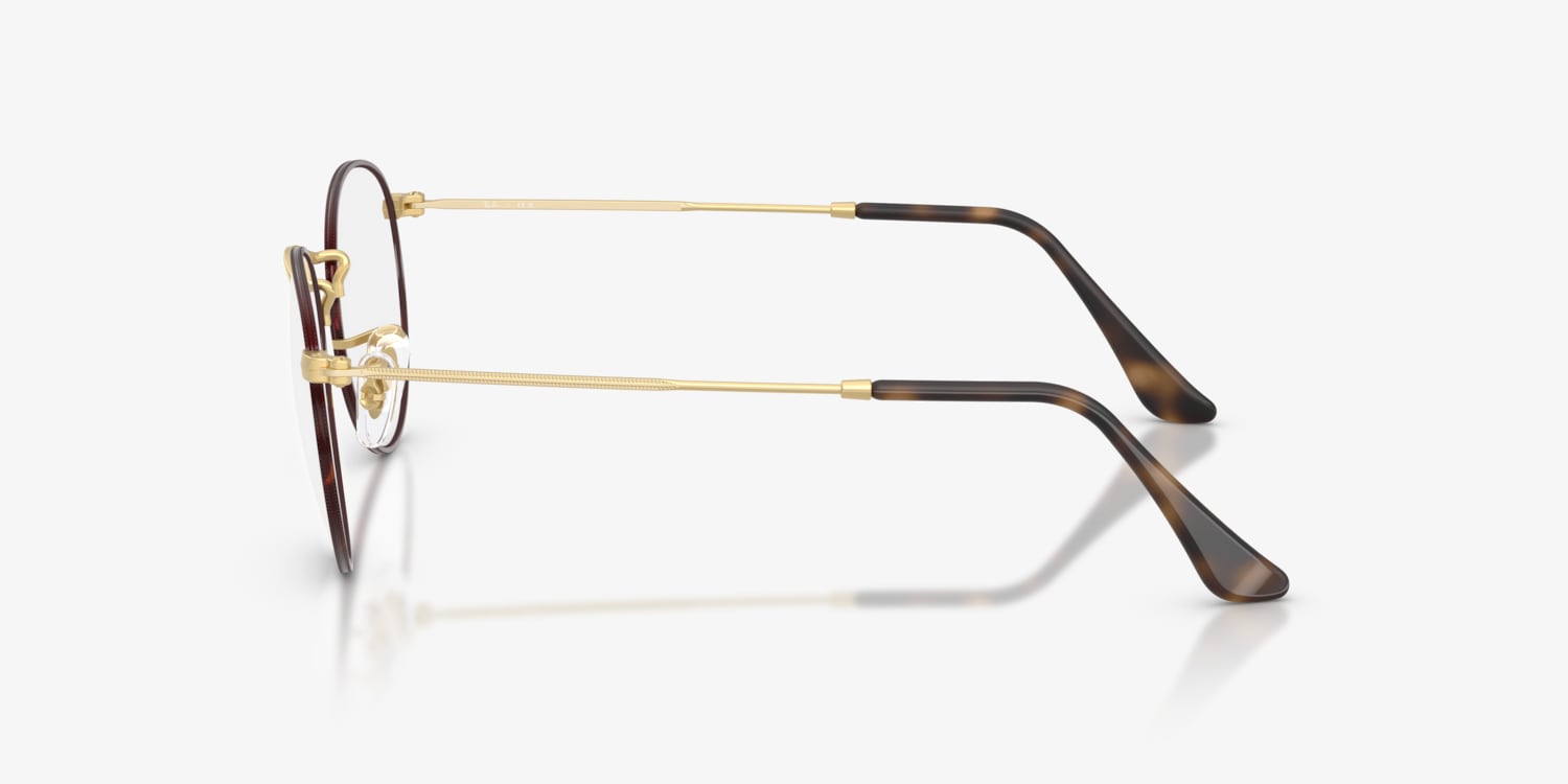 Ray-Ban B&L USA L2846 ORBK ゴールド メガネフレーム Ray-Ban RB3447V Round Metal Optics Eyeglasses | LensCrafters