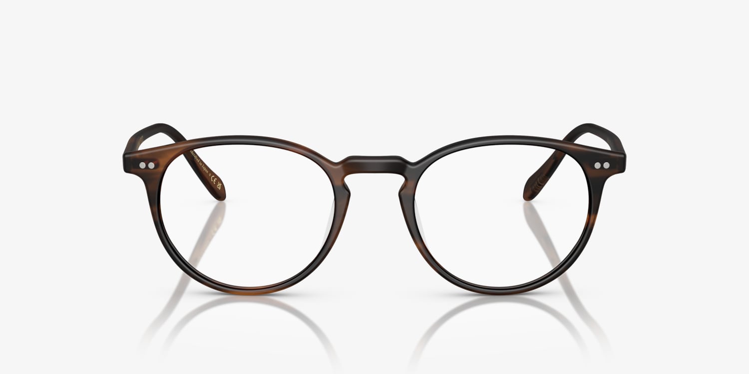 Oliver peopleクリアオーバルメタルフレーム眼鏡 OLIVER PEOPLES