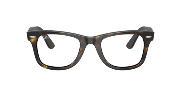 Ray-Ban Wayfarer Ease Optics Eyeglasses Havana Frame Clear Lenses Polarized 52-22