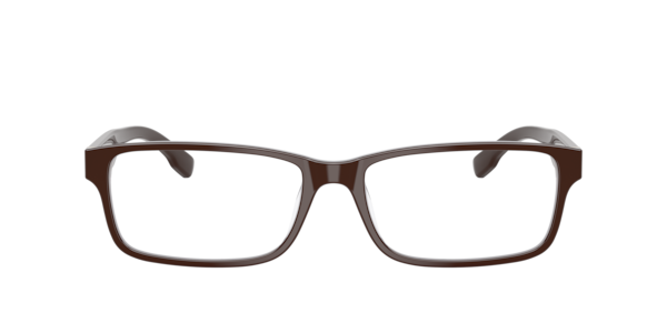 B by Brooks Brothers Men's Eyeglasses, BB2086U - Brown