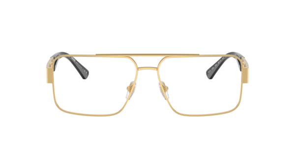 Versace Men's Square Eyeglasses, VE1308 - Gold