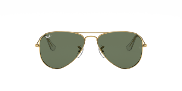 Ray-Ban Aviator Junior RJ9506S Sunglasses for Kids - Polished Gold/Green Classic
