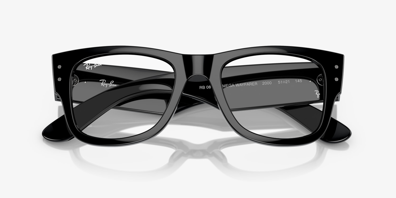 Ray-Ban RB0840V Mega Wayfarer Optics Eyeglasses | LensCrafters