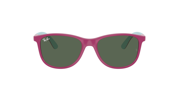 Ray-Ban Ray-Ban Disney - Lilo & Stitch Sun Kids Sunglasses Fucsia/rubber Azzurre Frame Green Lenses 49-16