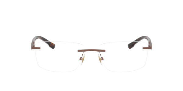 B by Brooks Brothers Men's Eyeglasses, BB1134 - Bronze