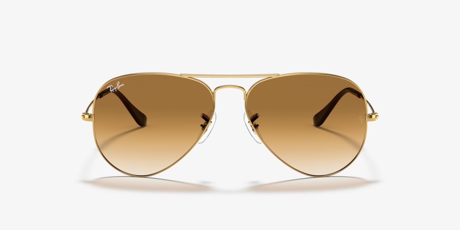Ray-Ban RB3025 Aviator Gradient Sunglasses | LensCrafters