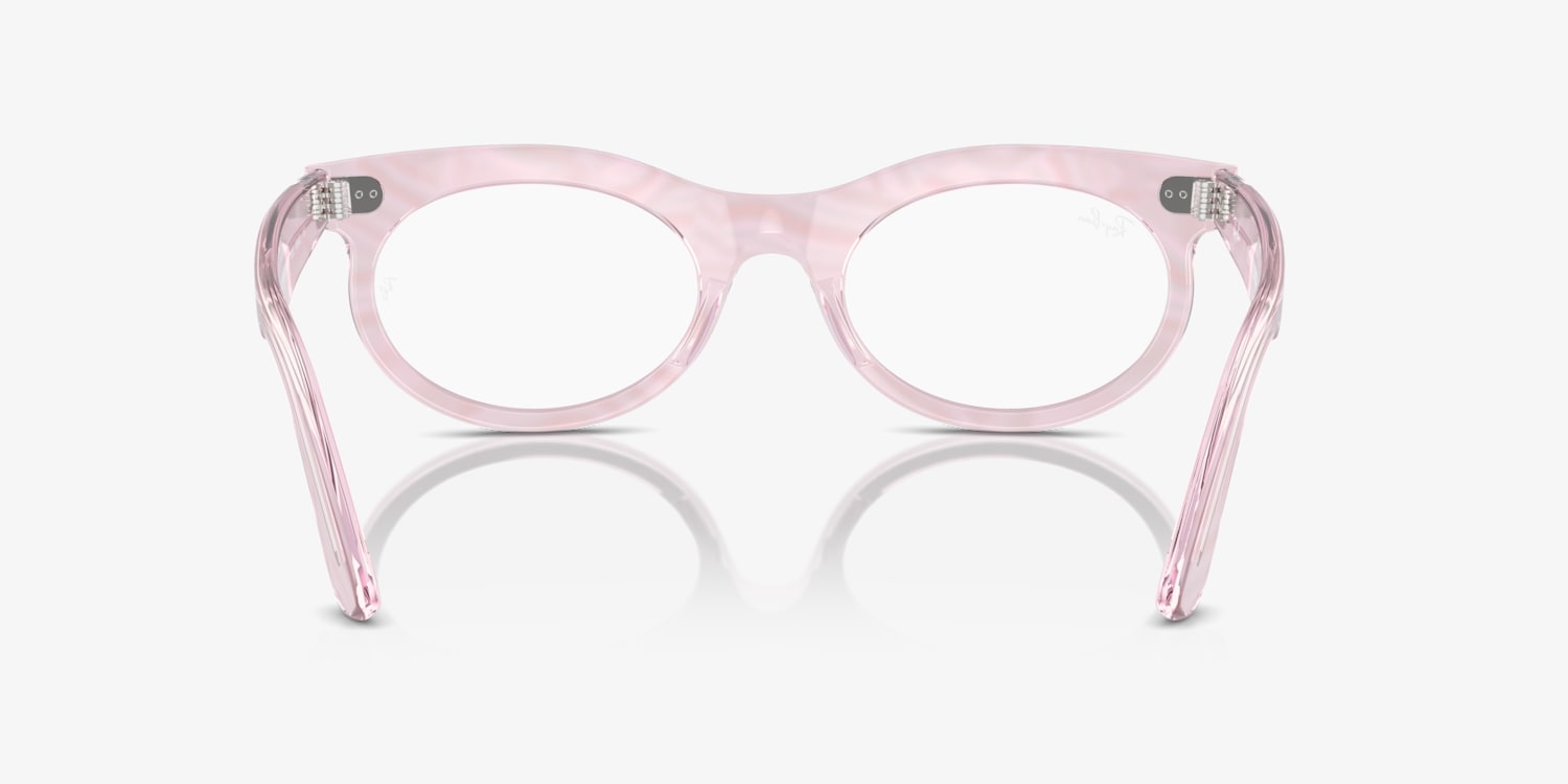 Ray-ban oval collapse glasses with pink lens’s. Ray-Ban RB2242V Wayfarer Oval Optics Change Eyeglasses  main image 2