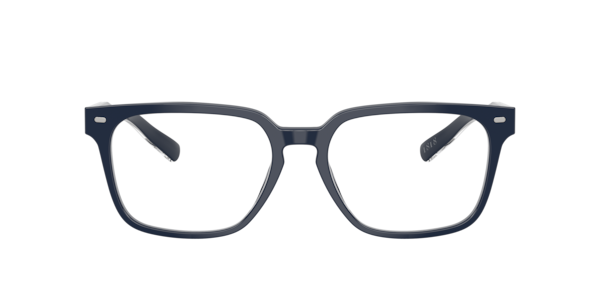 B by Brooks Brothers Men's Rectangle Eyeglasses, BB2072U - Navy