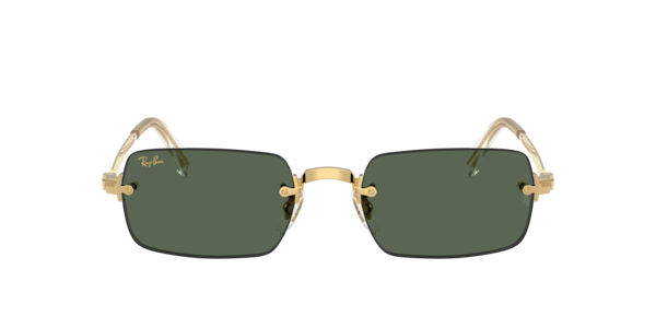 Ray-Ban Rb3928 By A$ap Rocky Sunglasses Arista Gold Frame Green Lenses 54-20