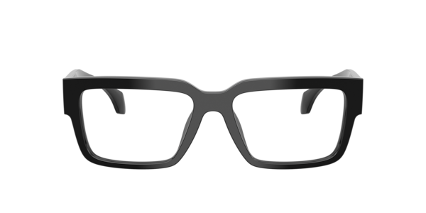 Versace Men's Rectangle Eyeglasses, VE3374U - Black
